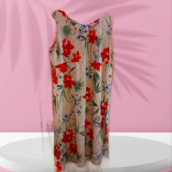 3/$25 Floral Maxi Dress Plus Size 2XL - Picture 1 of 4